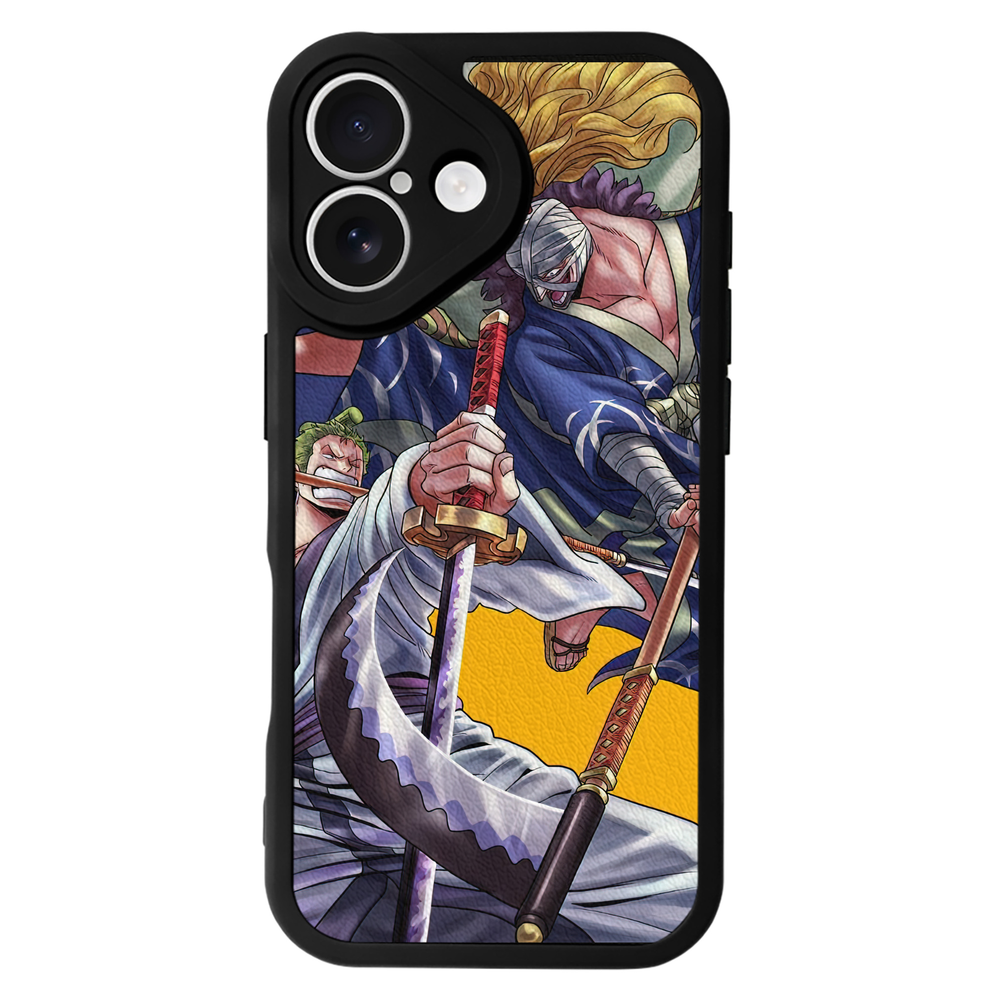 （画像用） ワンピース ONE PIECE 【iPhone 16シリーズ対応】シリコンスマホケース（レザー調） 材質：シリコン